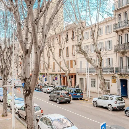 Le Cocon Du Mourillon - 1 Chambre, Clim & Balcon 아파트 툴롱